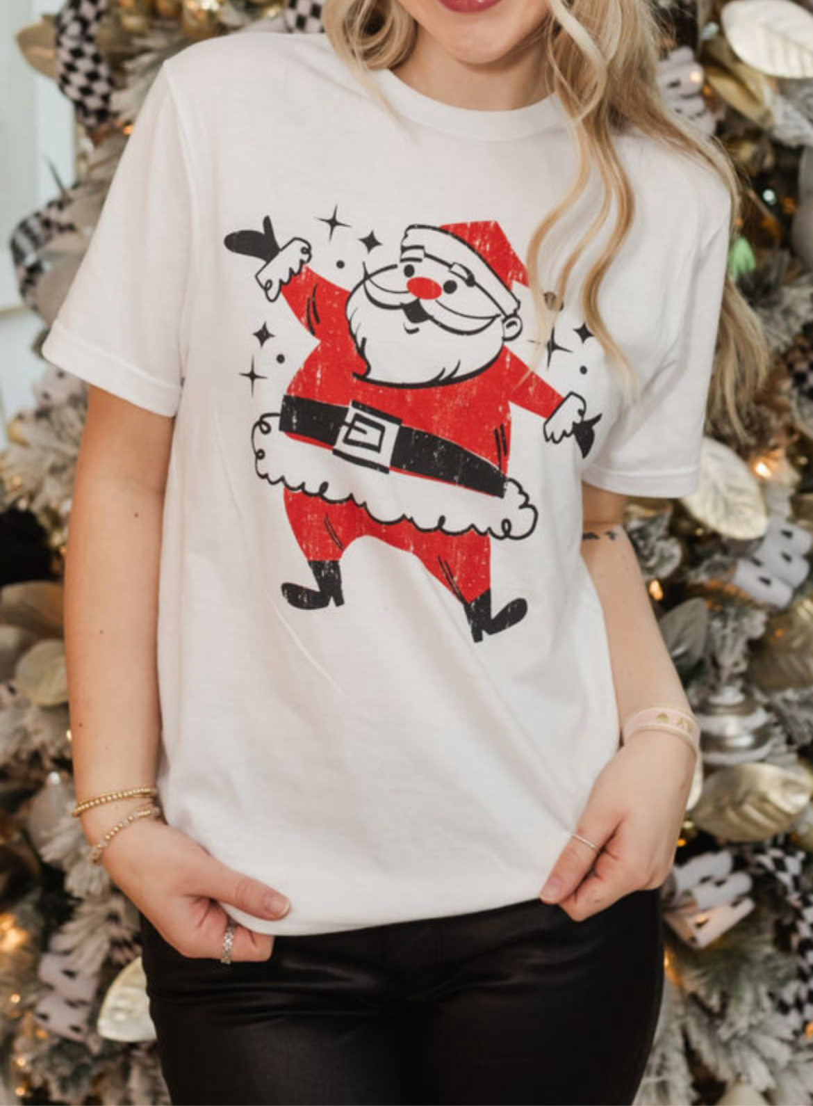 Jolly Santa Graphic Tee