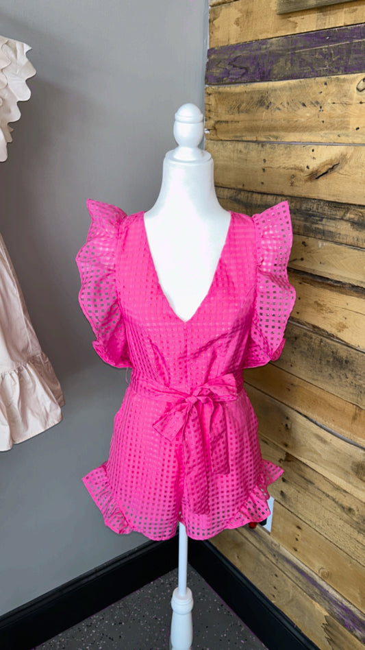 Pretty in Pink Romper