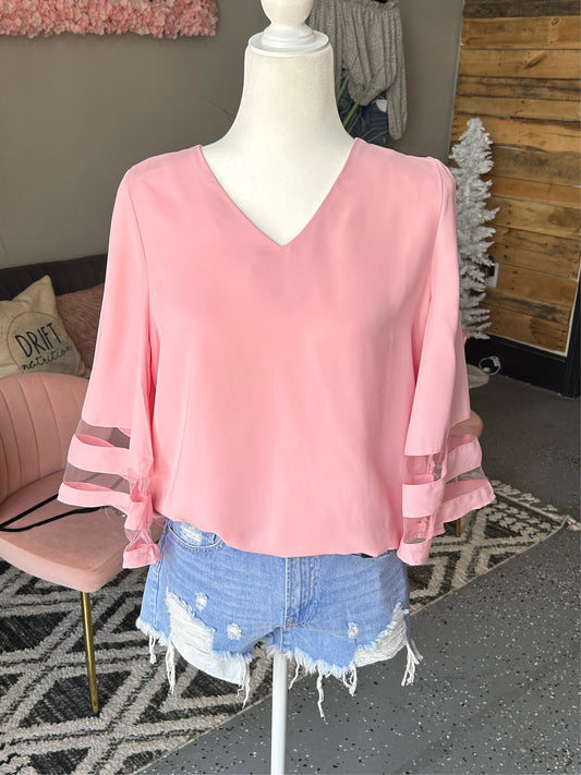 Libby Top Dusty Pink
