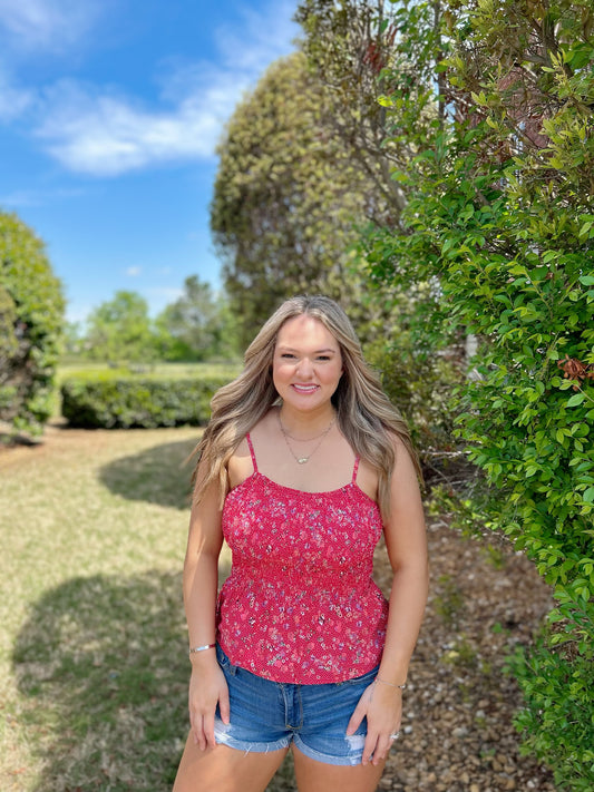 Emmy Peplum Tank